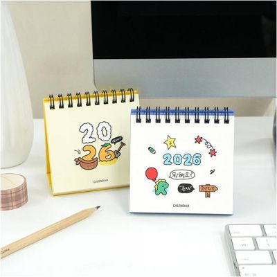 핑크풋 2026아무말미니탁상달력