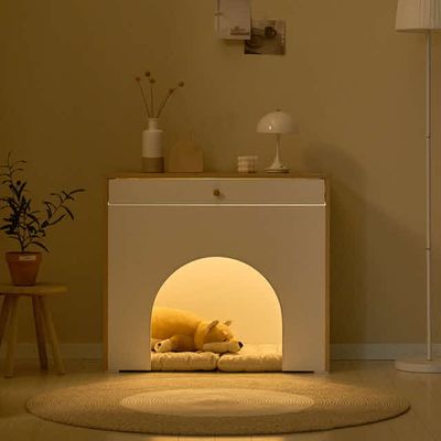 아도라퍼니처 LED 벽난로 콘솔 800