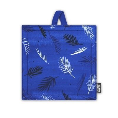 냄비받침 / Blue Leaf