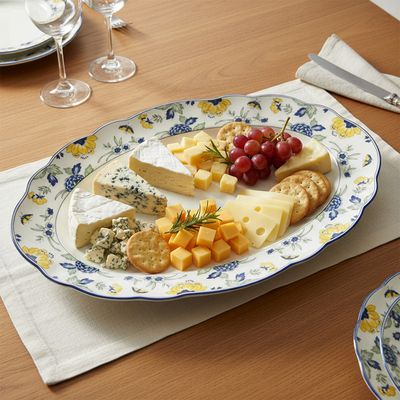 후첸로이터 파피용 오발플레이트(특대) 39cm 1P