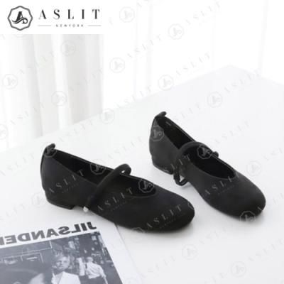 [애슬릿]메리제인 심플 캐주얼 스웨이드 플랫 로퍼