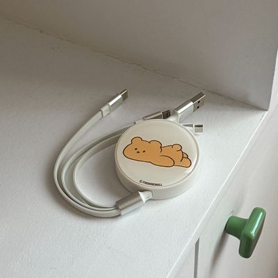 lazy gummy [릴 타입 충전 케이블]