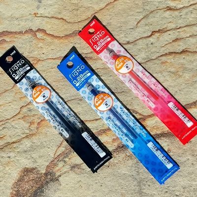 유니볼 시그노 캡형 0.28mm 리필심 UMR-1 1개