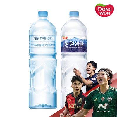 동원샘물 무라벨 생수 2L x 24개 + 유라벨 2L x 12개