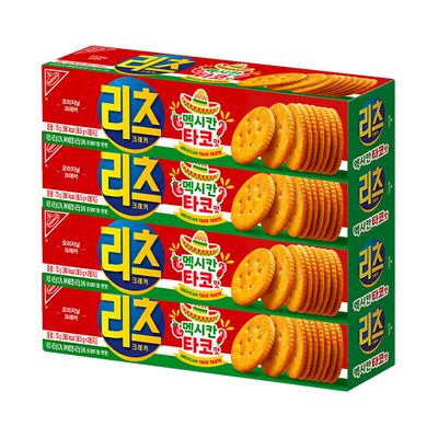 리츠 멕시칸 타코 크래커 73g 4개