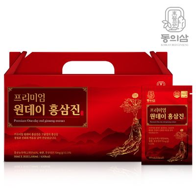 [동의삼] 1+1 프리미엄 원데이 홍삼진 (50ml*30포)