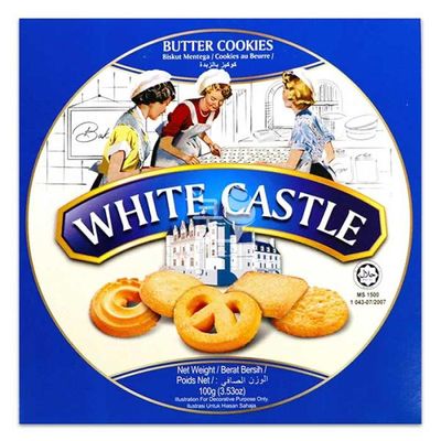 WHITE CASTLE 버터쿠키 100g 3개 CH780