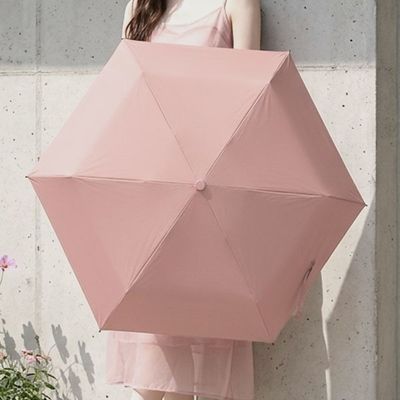 UV암막데일리 자외선차단 접이식 육각 양우산 UV40