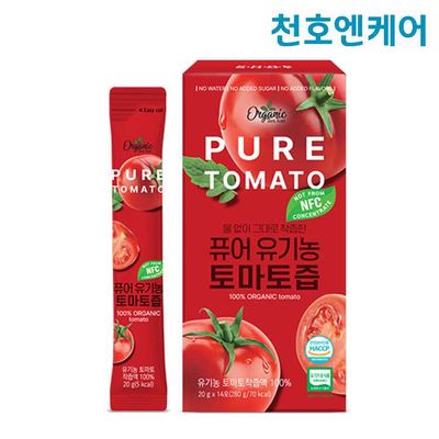 [천호엔케어] 퓨어 유기농 토마토즙 20g X 14포