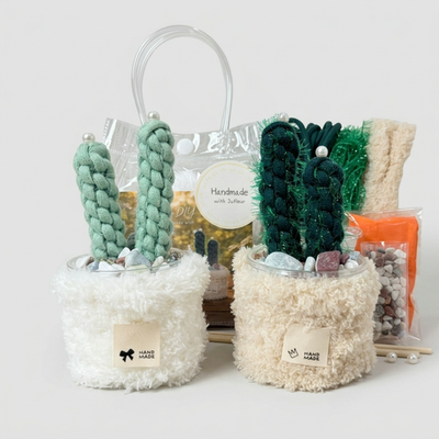 선인장 화분 만들기 DIY 키트 수업 모루 공예 마크라