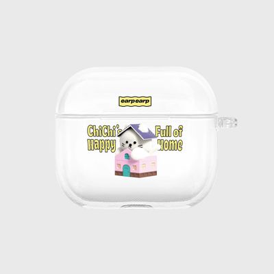 해피 홈 치치(에어팟3-클리어하드)