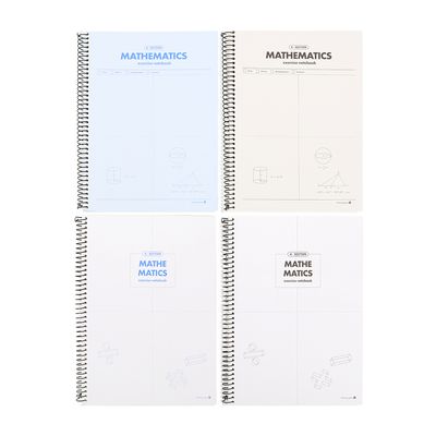 수학 4분할 연습장 오답노트 풀이노트