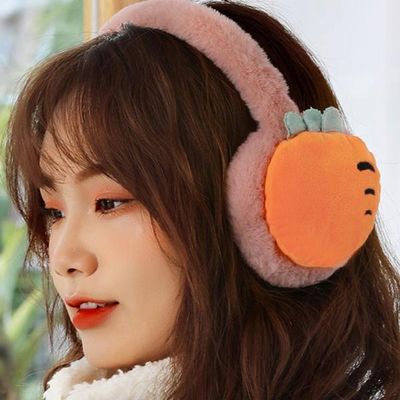 귀여운 과일 교복 패션 귀도리 귀마개 귀돌이