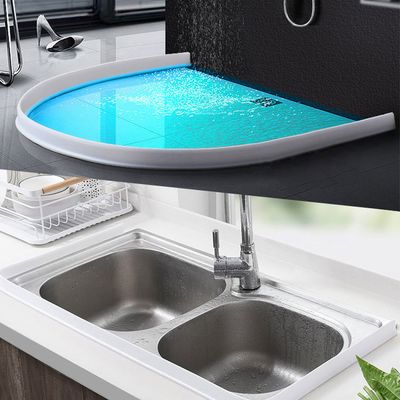 싱크대 욕실 샤워 실리콘 설거지 물막이 씽크대 커튼