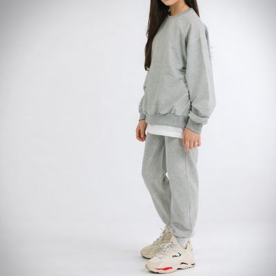 [예루예나]아동 상하복 면 오버핏 레이어드 주니어