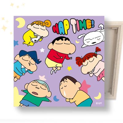 짱구의 낮잠시간 보석십자수 캔버스 25x25cm