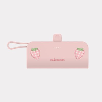 strawberry picnic 디자인 [도킹형 보조배터리]