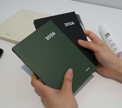 [툴러] 2026 콤팩트 다이어리 (다크그린/블랙)