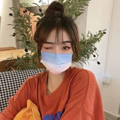 무지개 레인보우 그라데이션 컬러 덴탈 마스크 4color