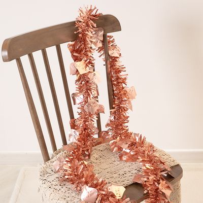 크리스마스 모루 반짝이 메리 글자 200cm 트리 장식