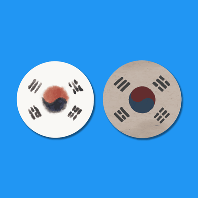 아칸 JJU 태극기 그립톡/스마트톡/거치대