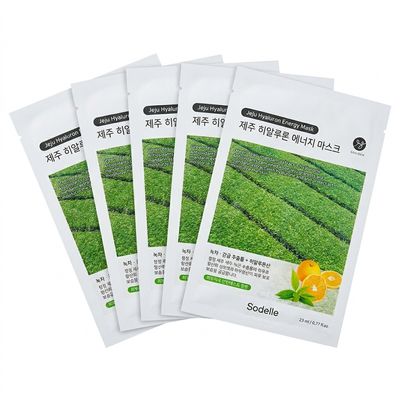 제주 히알루론 에너지마스크 SOD 항산화 마스크팩 5매