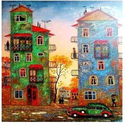 pipo-45카툰시티 size40x50cm그림그리기