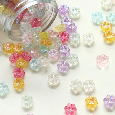 오로라 플라워 비즈 50p