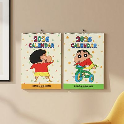 짱구는 못말려 2026 벽걸이 캘린더 플래너 달력