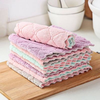 벨벳 행주 극세사 주방 양면 타올(25x15cm)