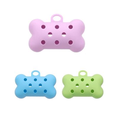 실리콘 강아지 고양이 배변봉투 케이스 1+1 편리한 산책용 똥봉투(WFLDCXX)