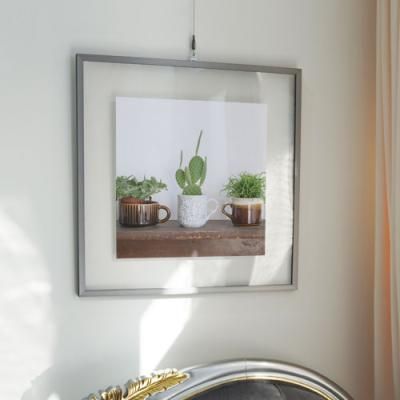 ah519-투명액자56CmX56Cm_선인장과다육화분