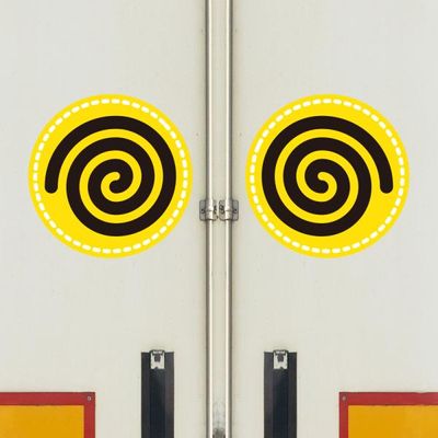 고휘도 차량스티커 CES 020 뱅글뱅글 01