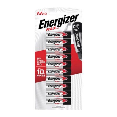 알카라인 건전지 AA 10개입 E91BP10 일회용