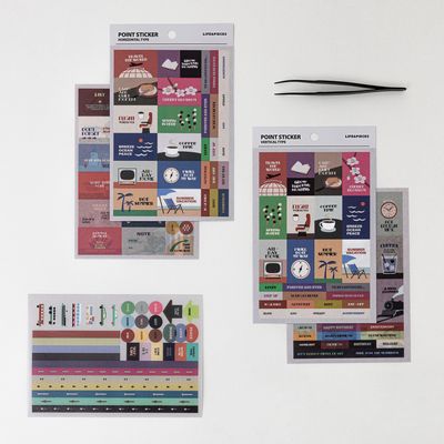 라이프앤피시스 포인트 스티커 세트