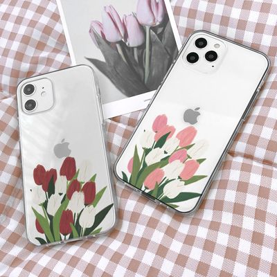 헤롱이 봄한다발 클리어젤리케이스