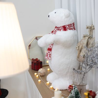 크리스마스 북극곰 인형 대형 장식 부드러운 30x70cm