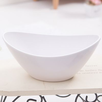 아크릴 플라스틱 도자기 수반 타원 31x11cm 장식 소품