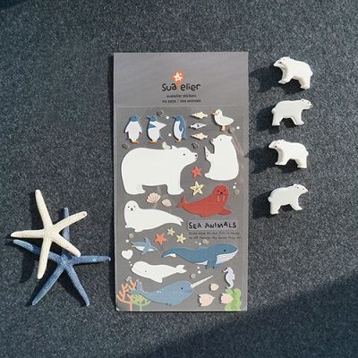 JR 스티커 1071-sea animals