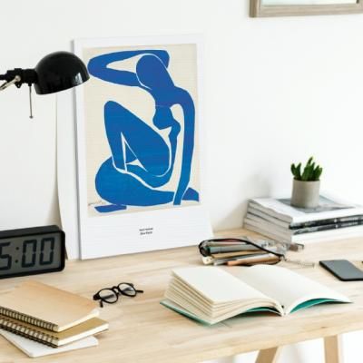 캔버스액자 명화 앙리 푸른누드 B타입 35x35cm