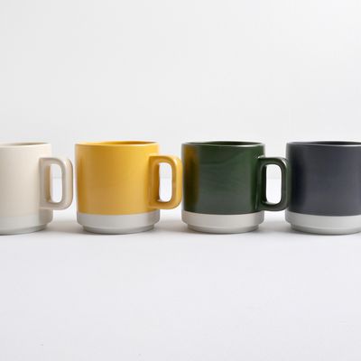 뉴샌드 국산 도자기 머그 300ml 4p세트 4color 택1