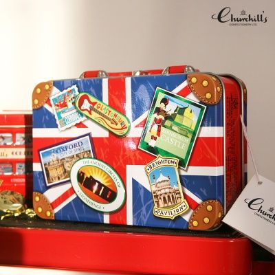 처칠캔디 수트케이스 초콜릿 퍼지 250g