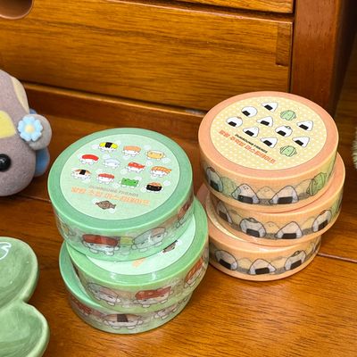 초밥 마스킹테이프 2종