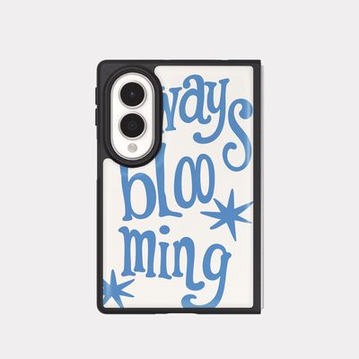 always blooming 디자인 [폴더블 블랙 범퍼케이스]