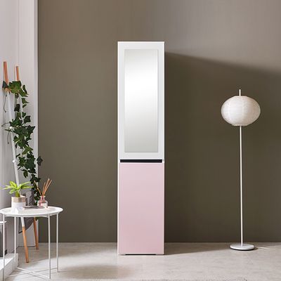 CZ683 2도어 라인 거울 옷장 400x1880 2colors