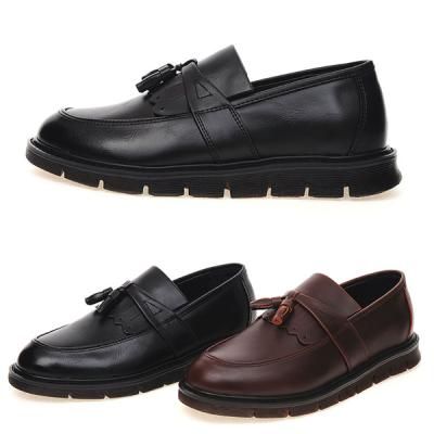 [애슬릿]프린지 투 테슬 키높이 남성 로퍼