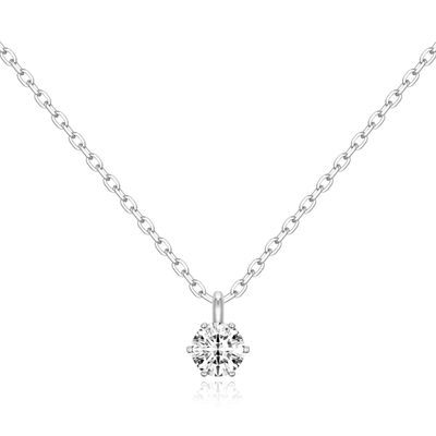 실버925 모이사나이트 1캐럿 목걸이 네크리스 TDN616