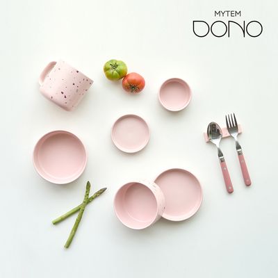 마이템 도노 테라조 도자기세트 7P 소프트 핑크