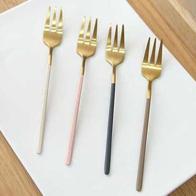 D14 케라미카 골드 티스푼 티포크(WFI381X)