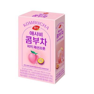 동서 애사비 콤부차 피치 패션프룻 5gX10T